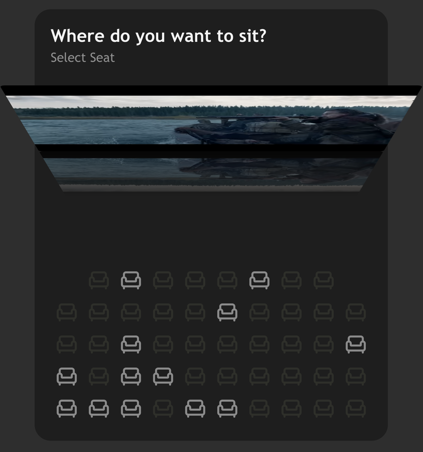 Booking website preview