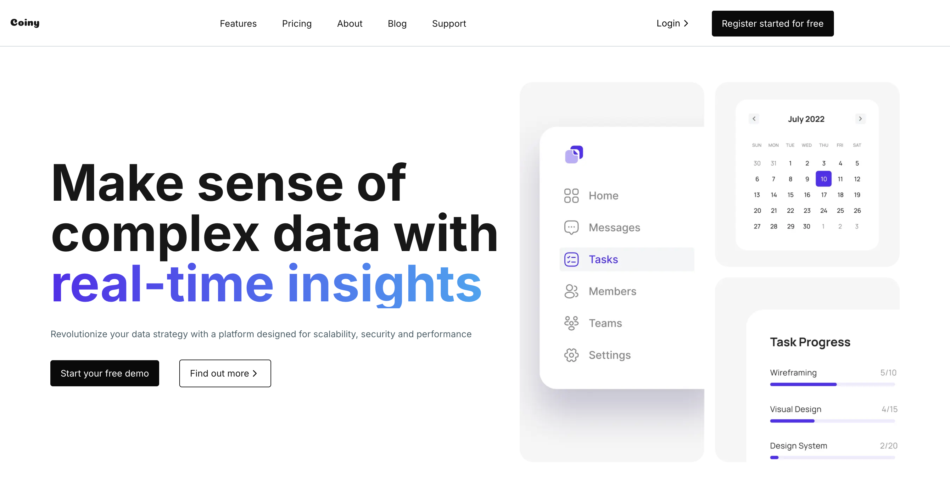 SaaS Website website preview