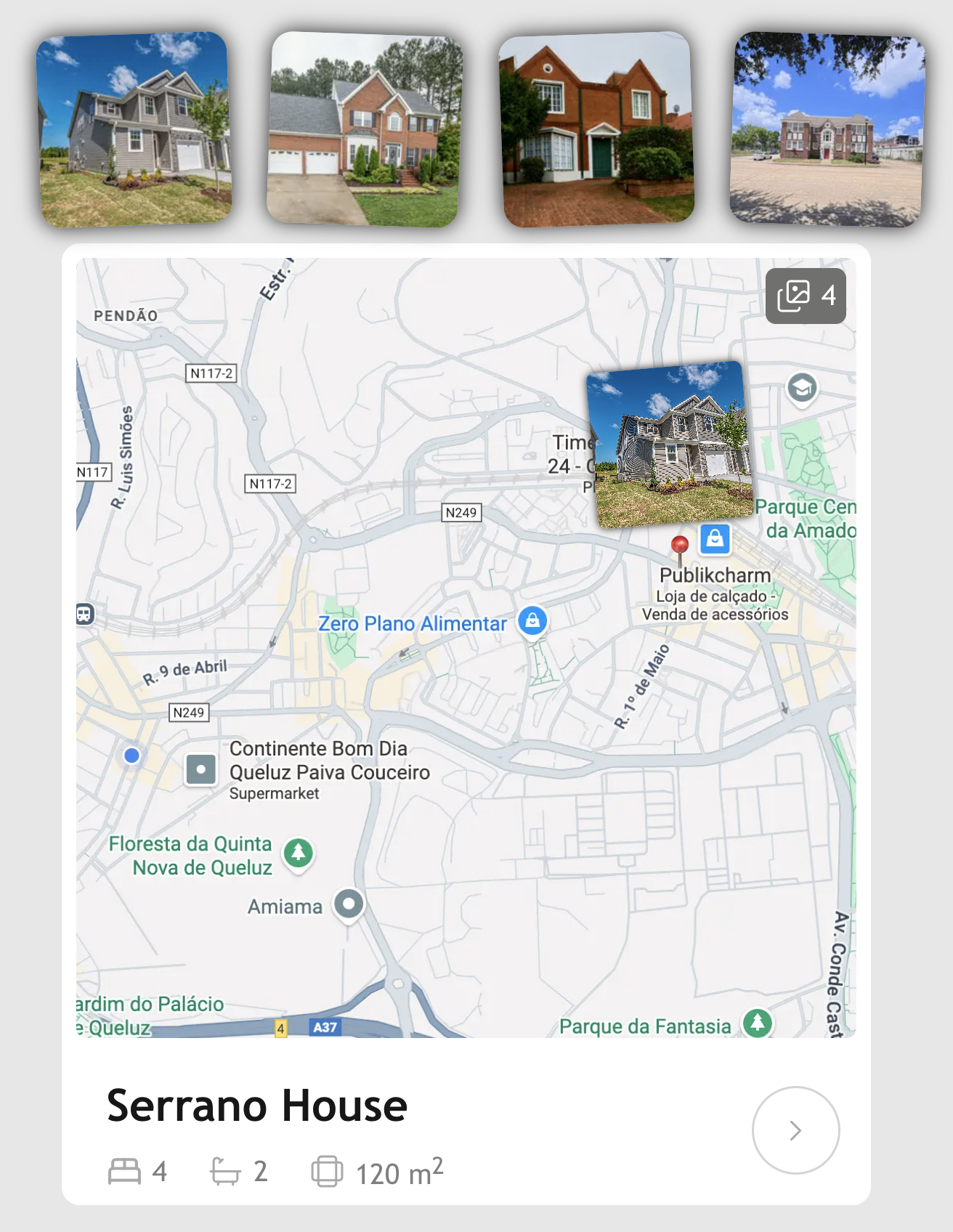 Real Estate website preview