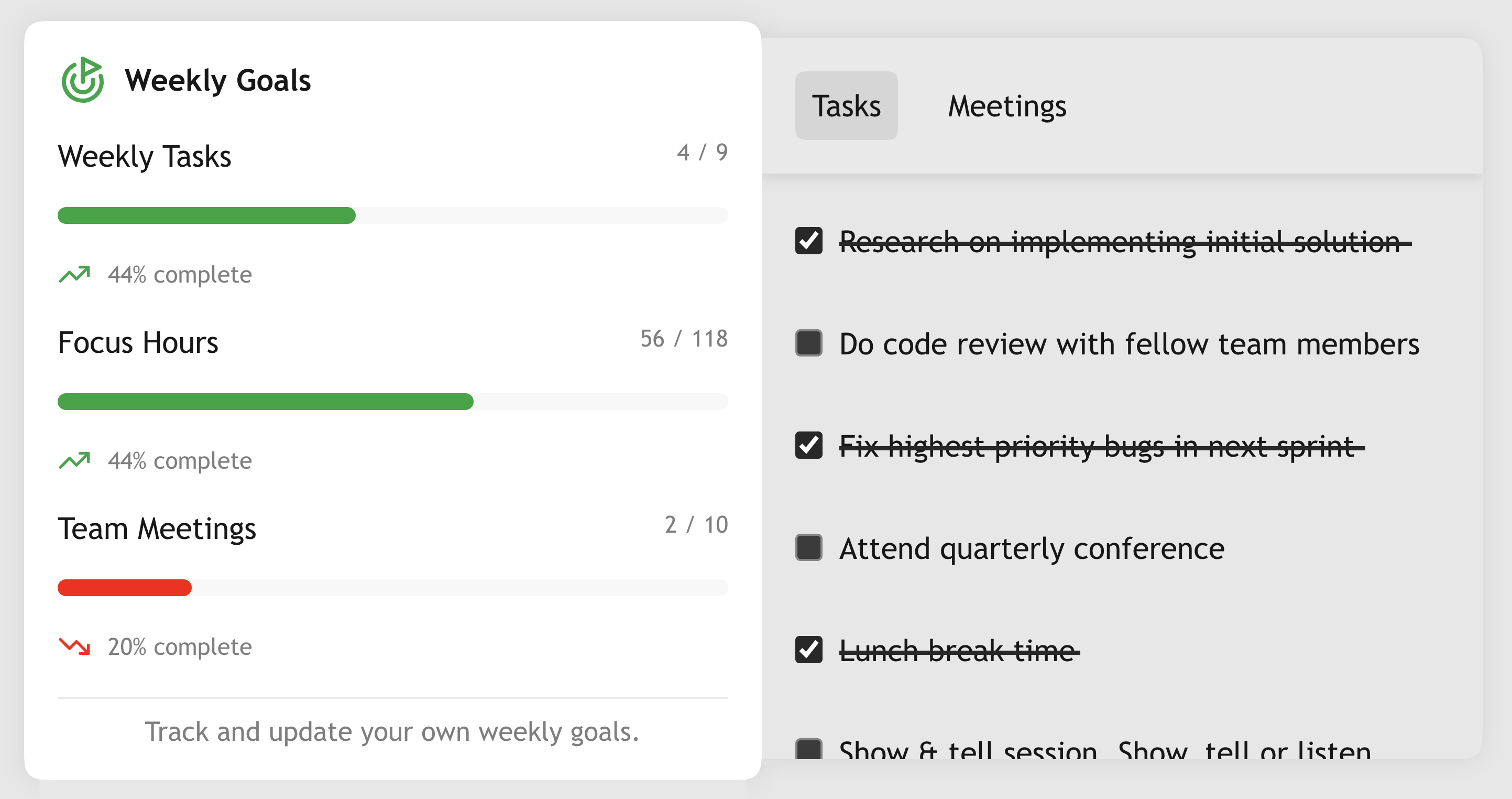 Management App website preview